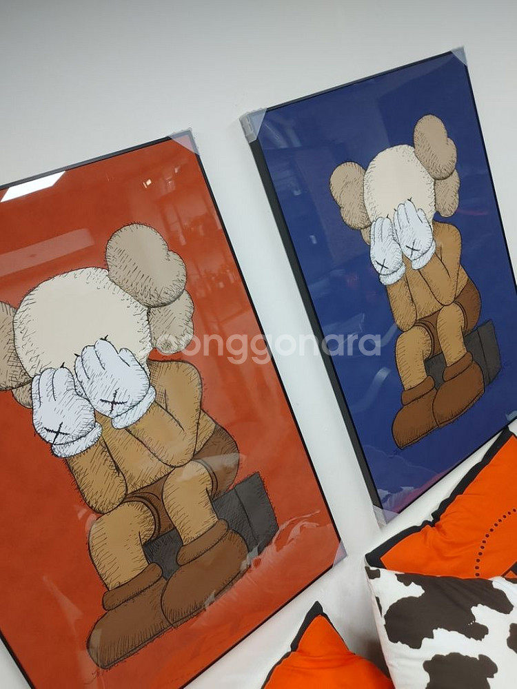 카우스 베어브릭 대형 팝아트 그림 액자 인테리어 소품--6