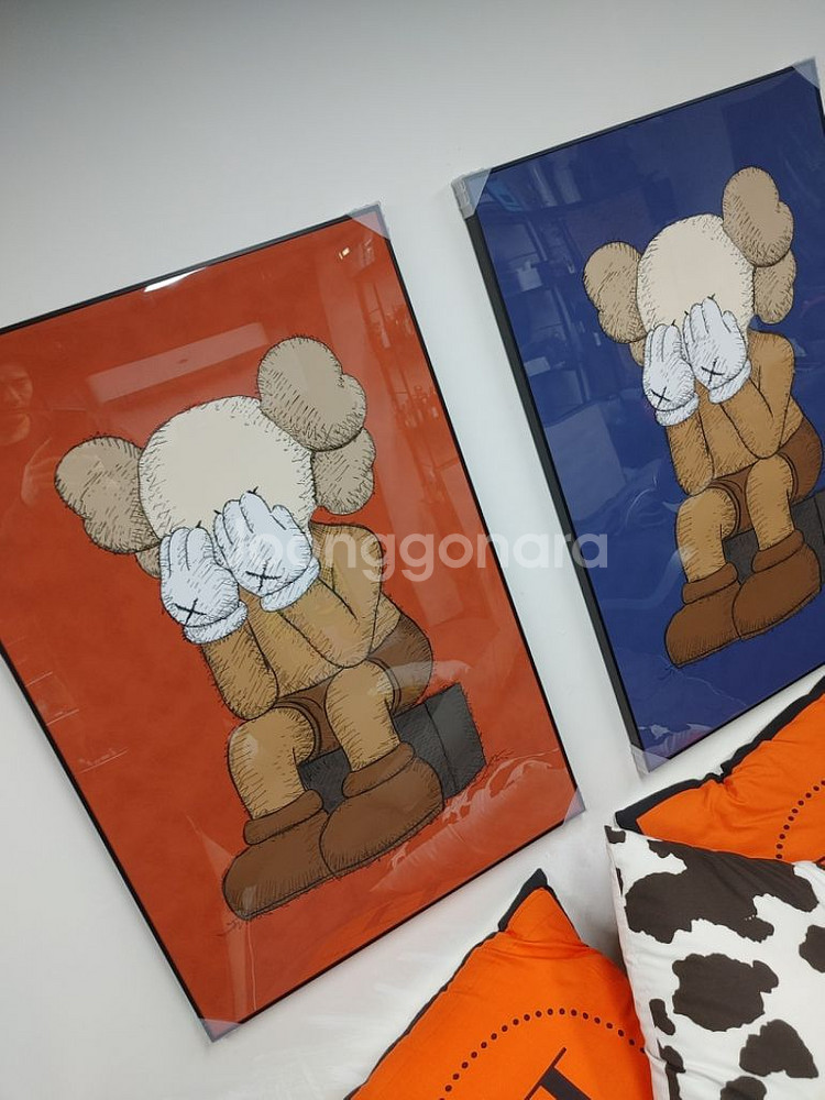 카우스 베어브릭 대형 팝아트 그림 액자 인테리어 소품--8