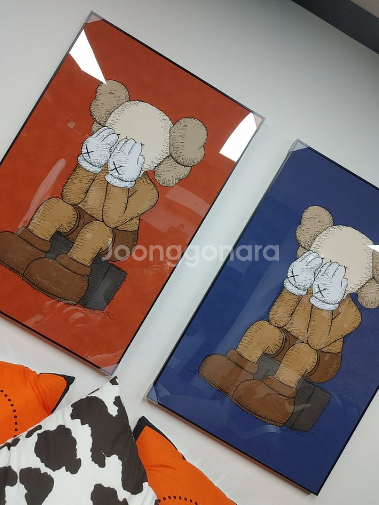 카우스 베어브릭 대형 팝아트 그림 액자 인테리어 소품--7