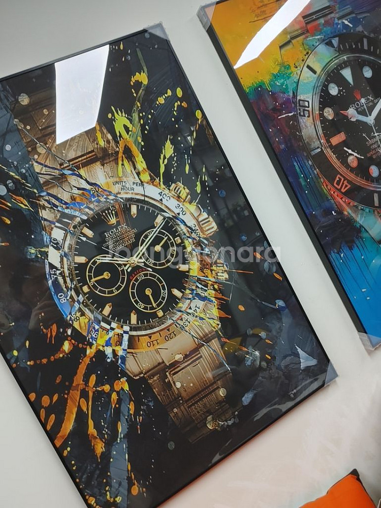 로렉스 시계 로고 대형 팝아트 그림 액자 인테리어 소품--2