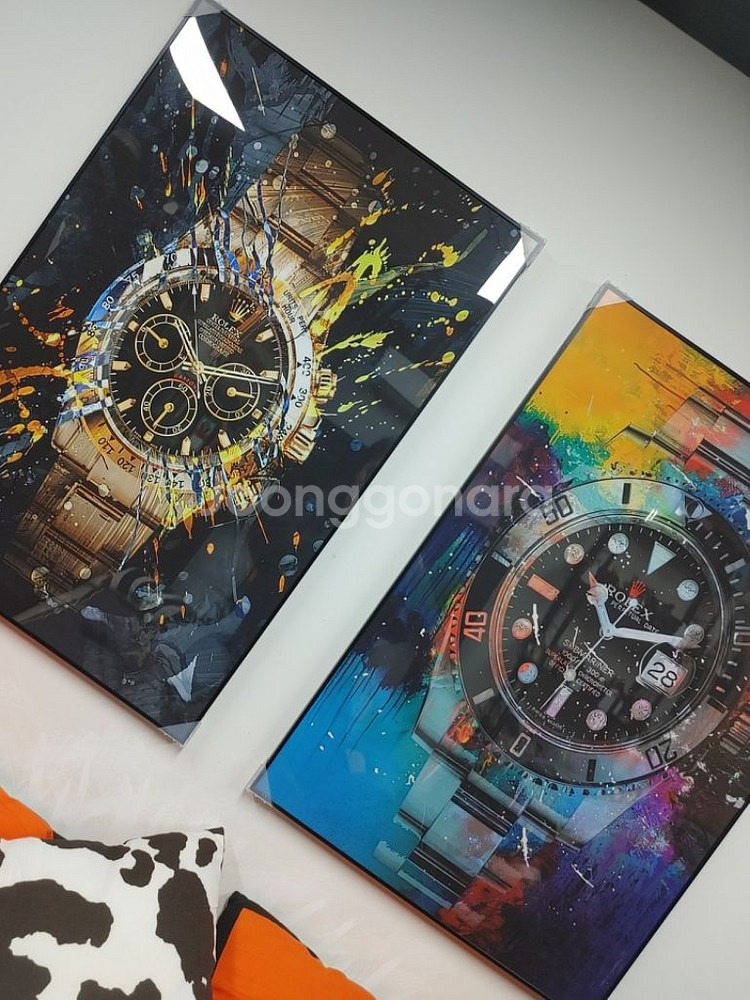 로렉스 시계 로고 대형 팝아트 그림 액자 인테리어 소품--6