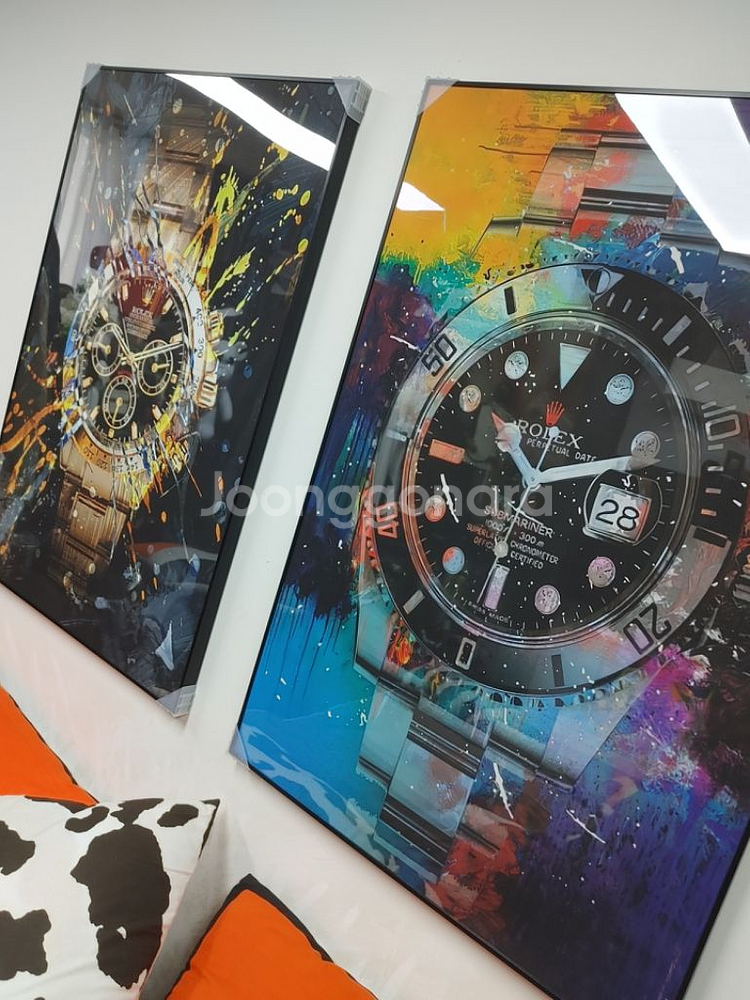 로렉스 시계 로고 대형 팝아트 그림 액자 인테리어 소품--4