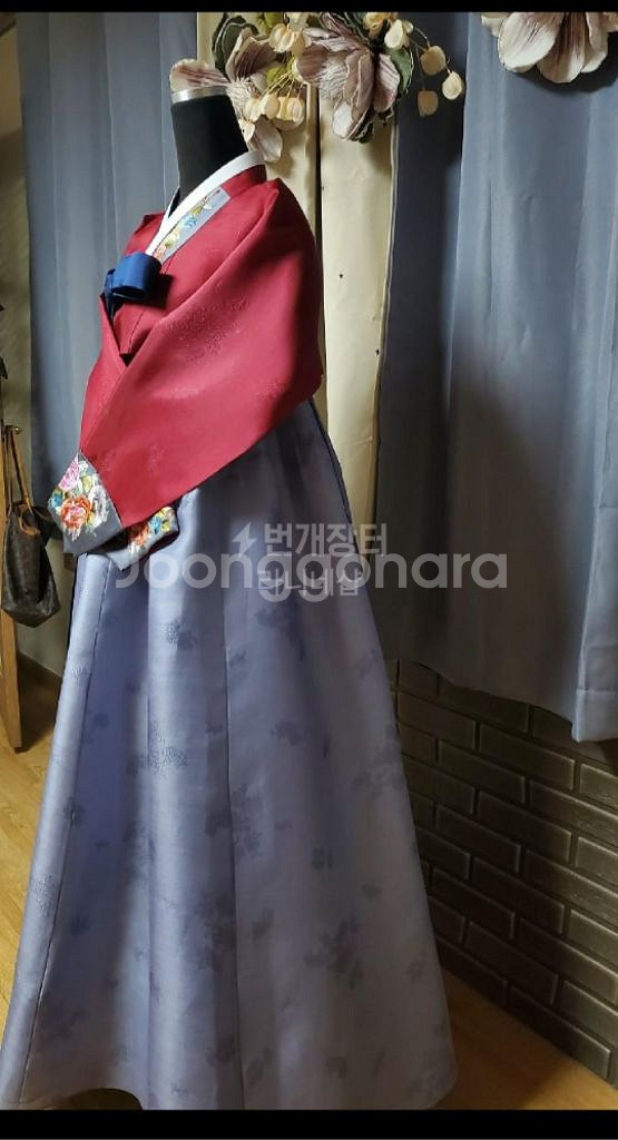고급*주단본견,혼주복-77 반품49-50치마총장141--3