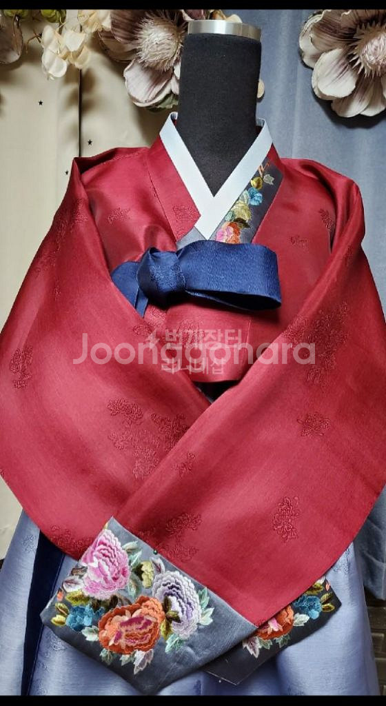고급*주단본견,혼주복-77 반품49-50치마총장141--1