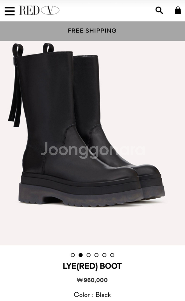 레드 발렌티노 부츠 LYE(RED) BOOT--5