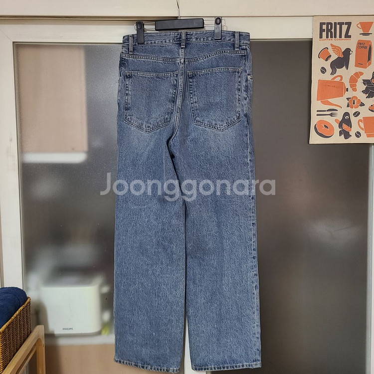 비긴 202 / 콘밀 원턱 와이드 데님 초판 /1사이즈--1