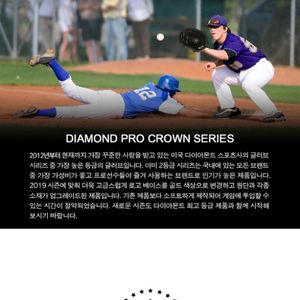 다이아몬그 프로크라운 2019 블랙 한정판 투수