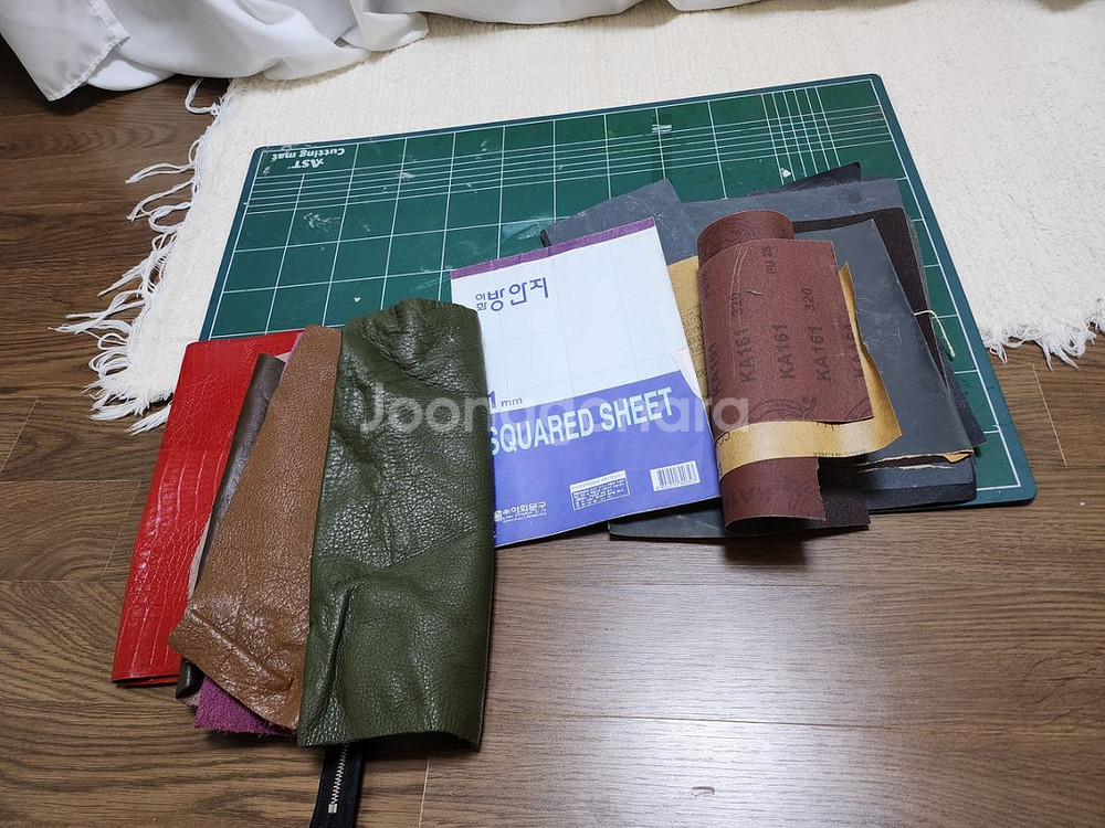 가죽공예 도구 일괄--1