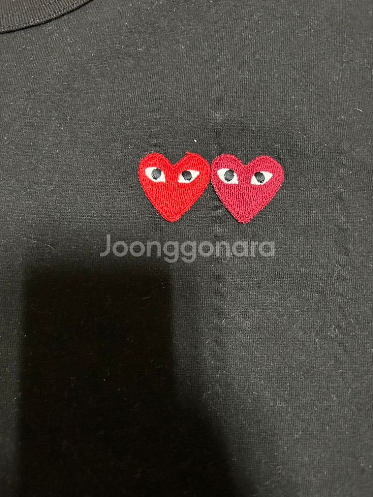 꼼데가르송 더블와펜 남자 반팔 L--3