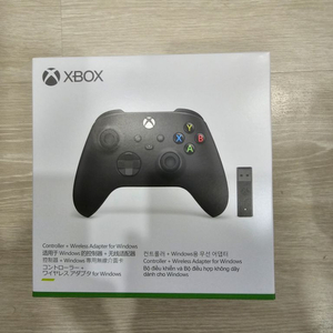 xbox 컨트롤러 리시버 + 컨트롤러 블랙 새제품팝니다