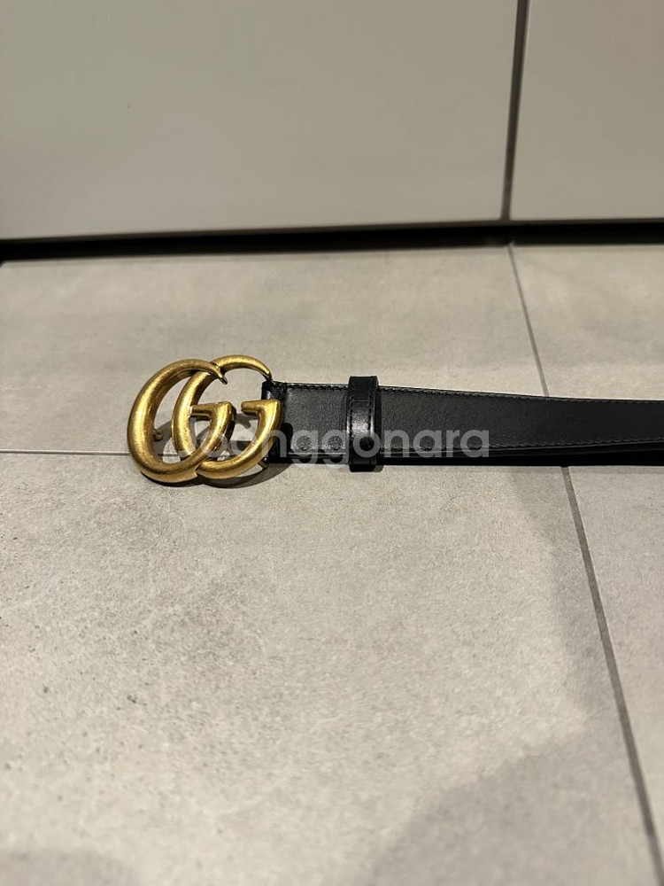 구찌 GUCCI 정품 GG로고 벨트(91.5~101.5--2