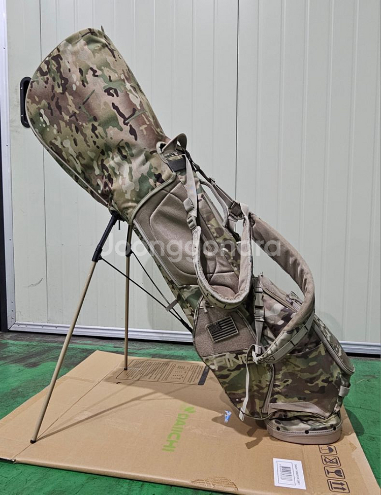 삼양 정품 핑 후퍼 경량 캐디백 밀리터리 카모 골프백--3