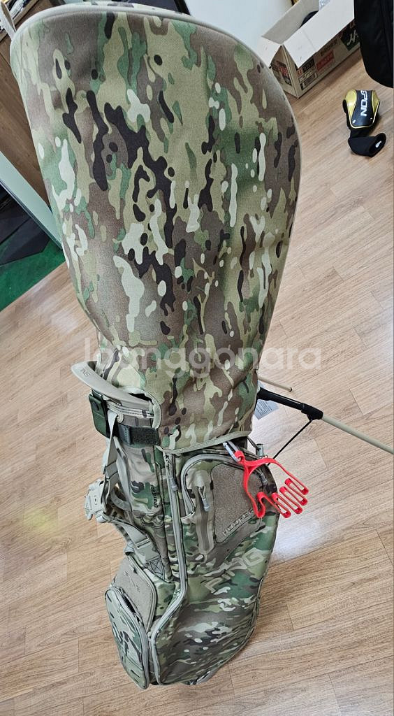 삼양 정품 핑 후퍼 경량 캐디백 밀리터리 카모 골프백--5