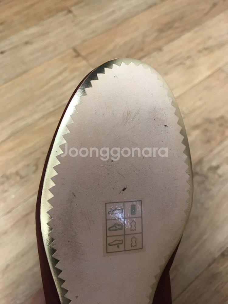토리버치 새틴 발레 플랫 us5.5 와인--4