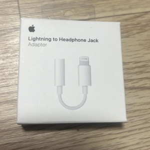 Lightning-3.5mm 헤드폰 잭 어댑터 애플정품