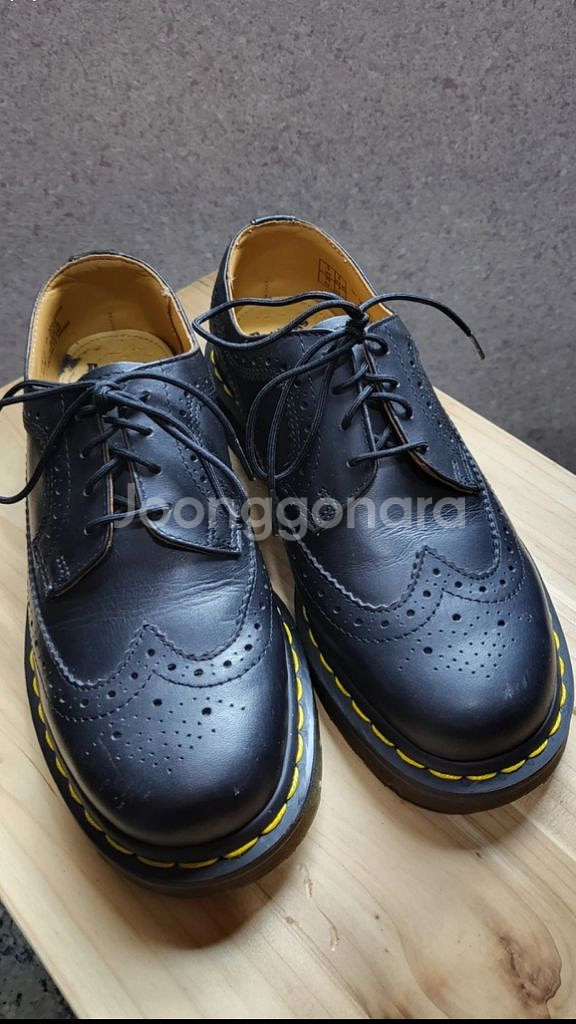 닥터마틴 3989 무광블랙 uk5 245 싸이즈--0