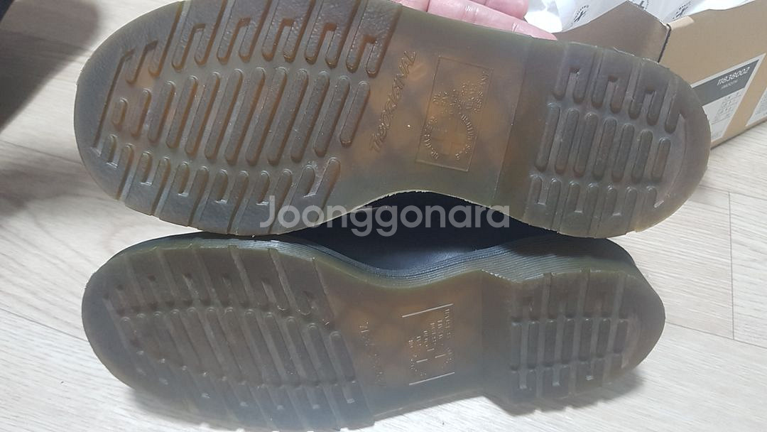 닥터마틴 3989 무광블랙 uk5 245 싸이즈--4