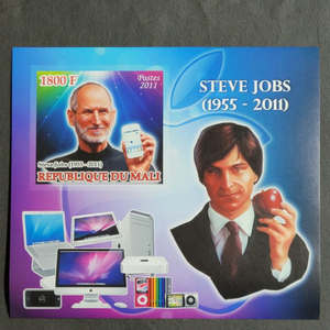 2011년 미국 애플 창업자 스티브 잡스추모기념 우표