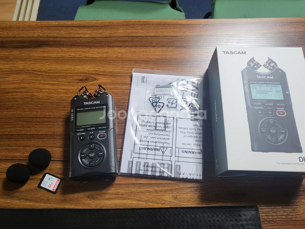 타스캠 DR-40x TASCAM 유튜브 마이크 asmr--3