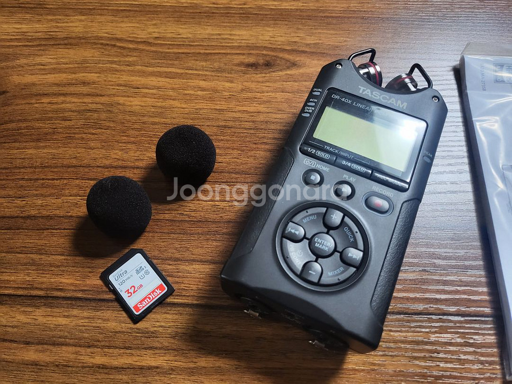 타스캠 DR-40x TASCAM 유튜브 마이크 asmr--4