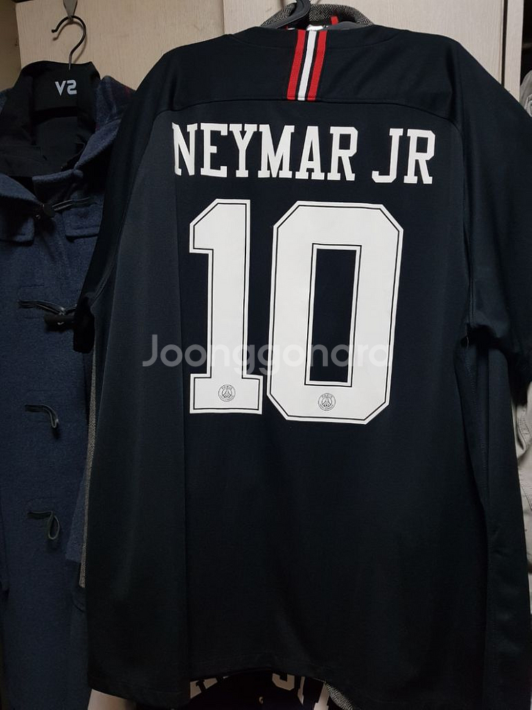 18-19 조던 파리생제르망 블랙 네이마르 유니폼--4