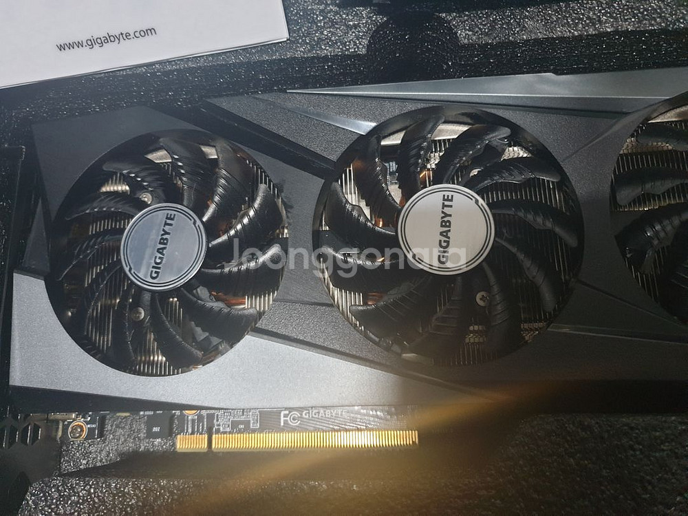 새리퍼상품 기가바이트 rtx3060ti 게이밍프로 팝니--2