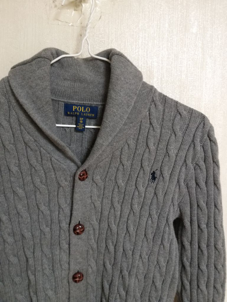 남주니어 폴로랄프로렌 꽈베기 클래식 면가디건(8.130--1