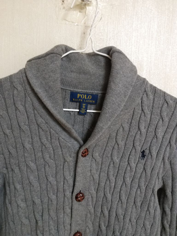 남주니어 폴로랄프로렌 꽈베기 클래식 면가디건(8.130--7