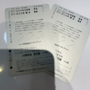 간사이쓰루패스 1일권