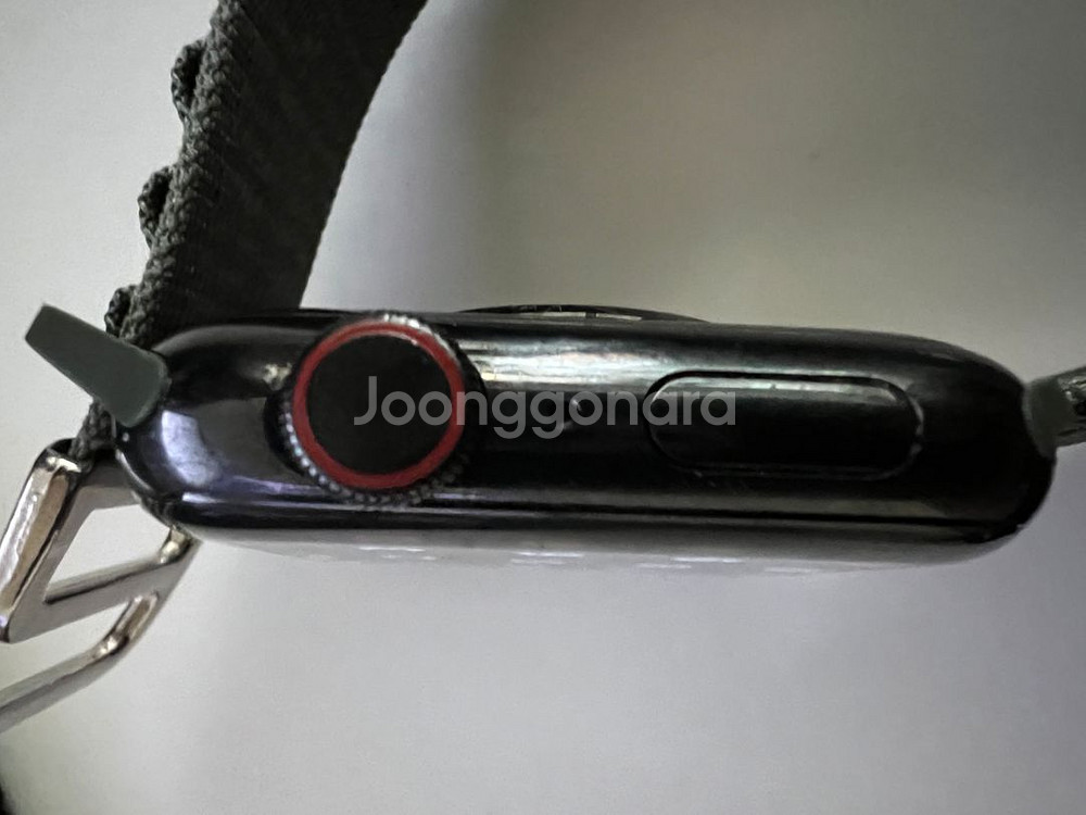 애플워치5 스테인리스 블랙 44mm--2