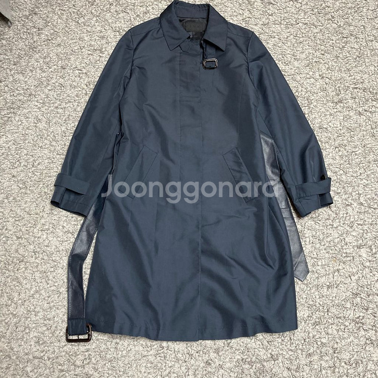 한섬 마인 네이비 트렌치코트--1