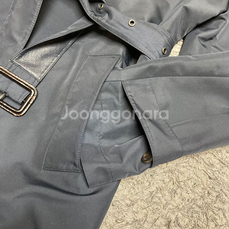 한섬 마인 네이비 트렌치코트--5