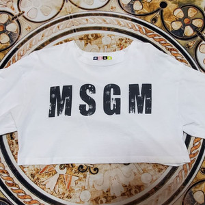 MSGM 크롭 티셔츠