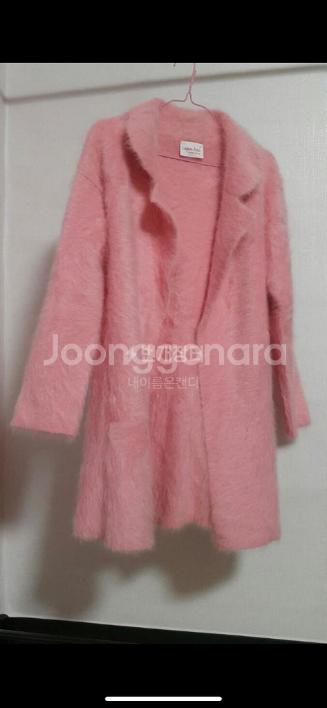 거의새것*핑크앙고라 가디건 자켓(무배--8
