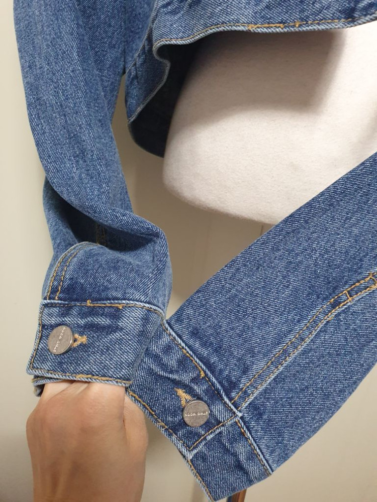 특가새)언발 크롭 청자켓.데님.오버핏 이미지