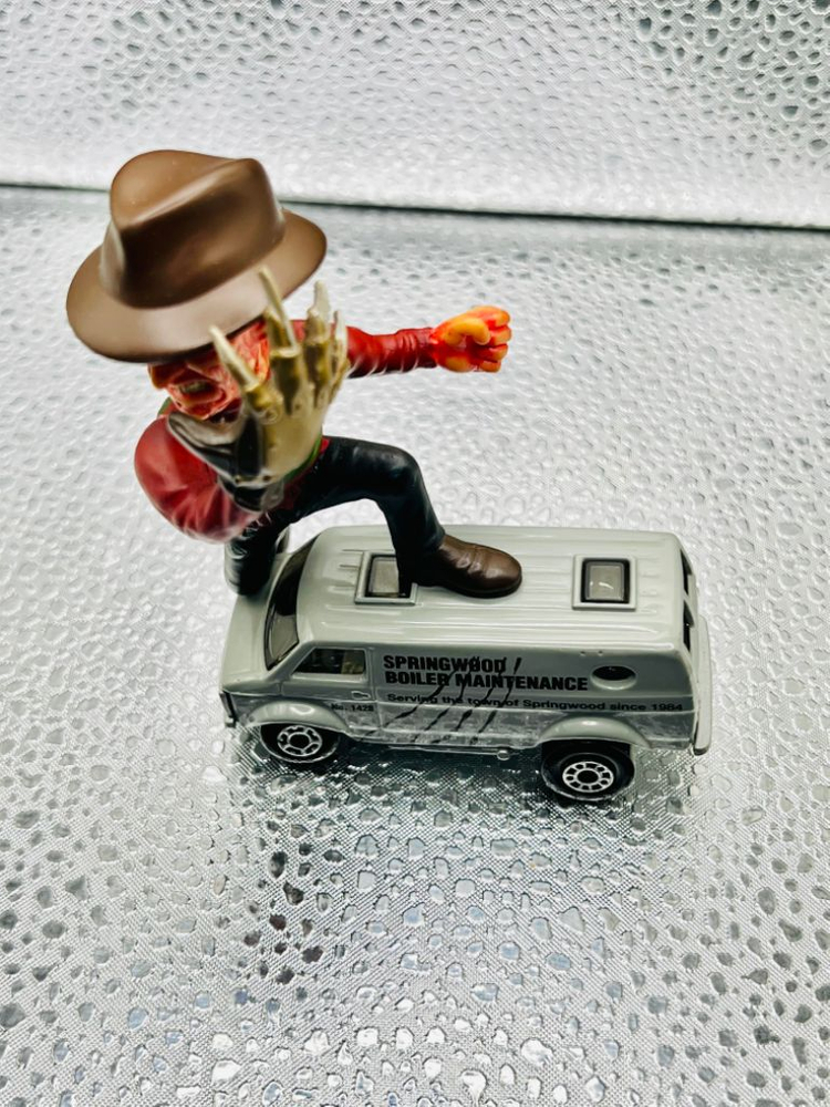 [개봉/올드토이] 엘름 거리의 악몽 프레디 크루거 카 컬렉션 매치 박스 이미지