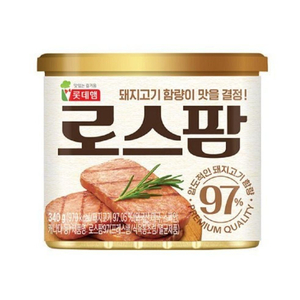 (택배비무료) 롯데 로스팜 340g (돈육함유량 97%