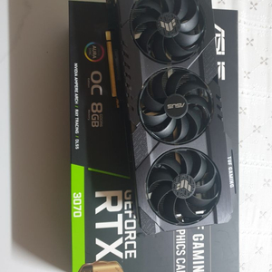 센터점검품)아수스 rtx3070 터프 팝니다