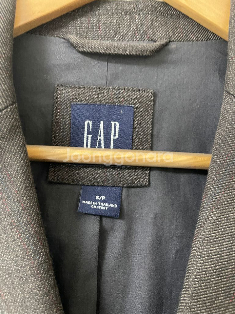 GAP자켓 갭자켓 체크자켓 보이프랜자켓--4