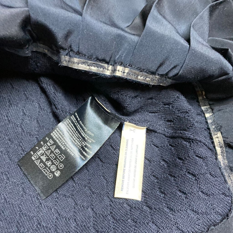 타미힐피거 니트 플리츠 롱 원피스 이미지