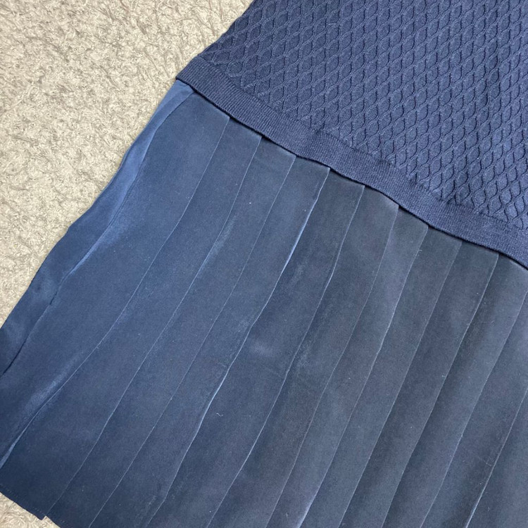 타미힐피거 니트 플리츠 롱 원피스 이미지