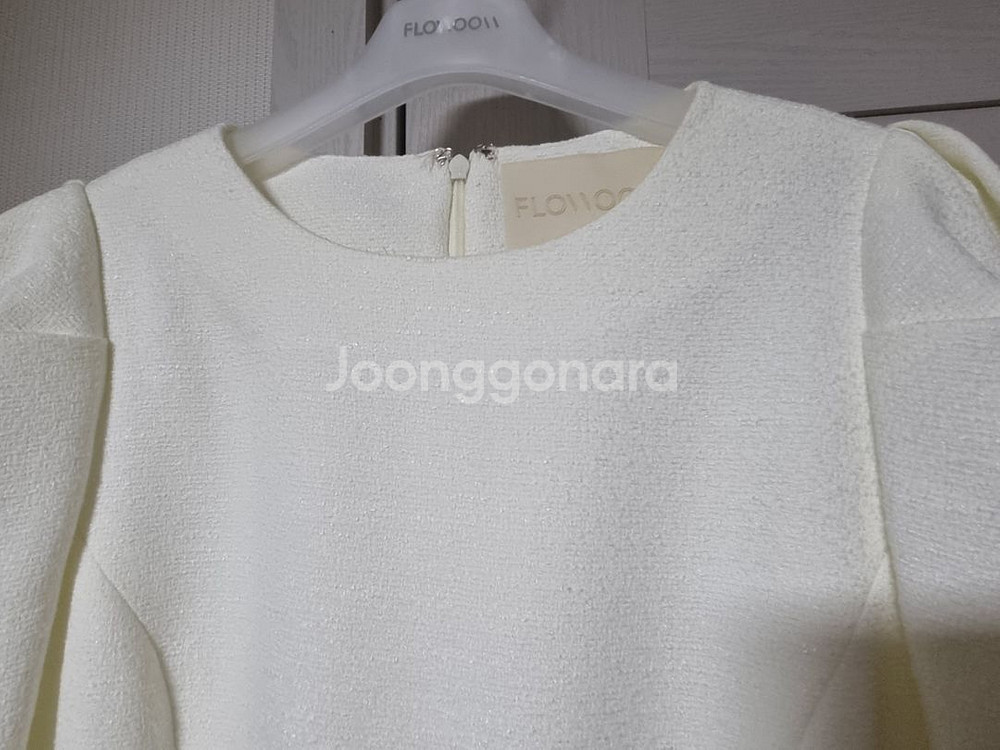 플로움 클래식 블루밍 드레스 롱 - 아이보리 S--3