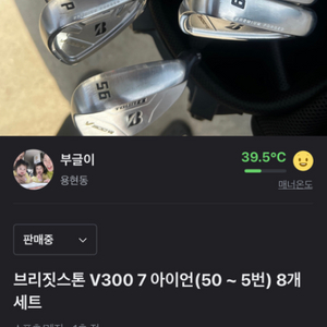 브리짓스톤 V300 7 아이언(50 ~ 5번) 세트