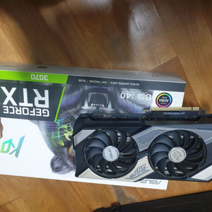 센터점검품)아수스 rtx3070 ko 팔아요