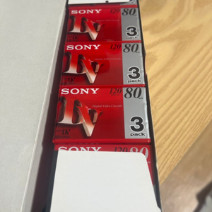 Sony miniDv 80분 테이프 5팩 (총 15피스