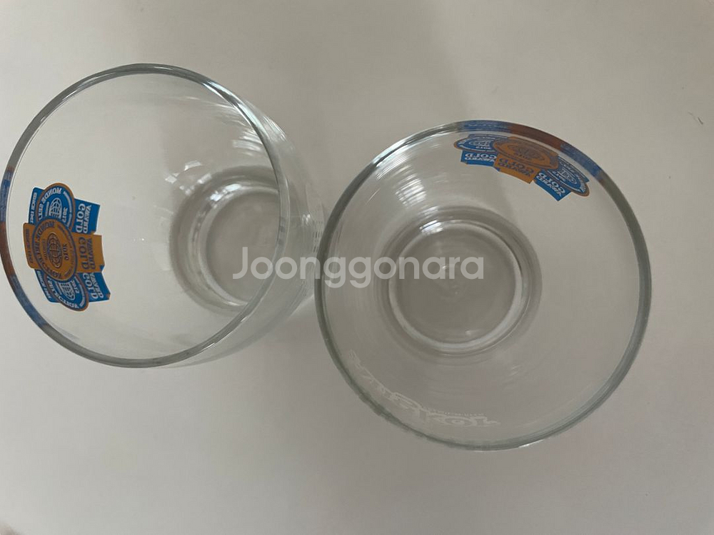 앙코르 ankor 맥주잔 (새상품)(2개)--1