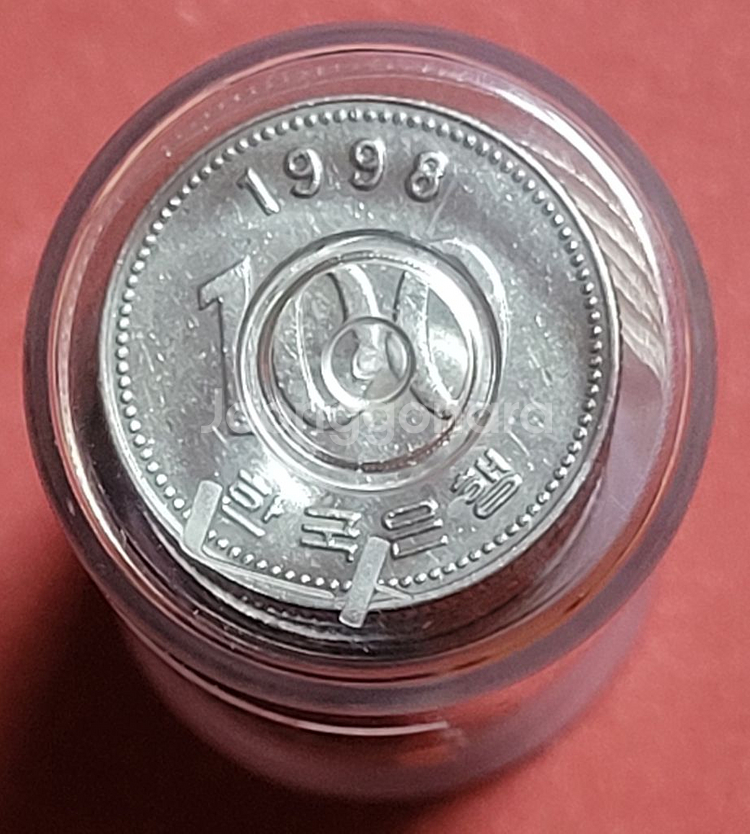 98년 100원 50개 롤 동전 희귀 옛날돈 전국최저가--2