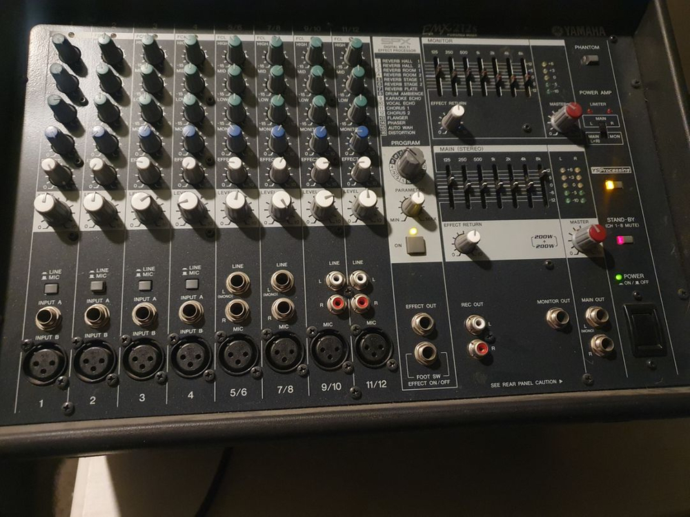 YAMAHA EMX212S 파위드 믹서 판매합니다--1