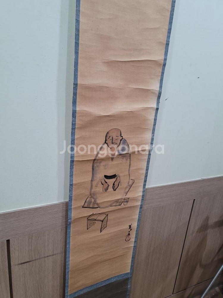 그림 고화 인물 족자--1