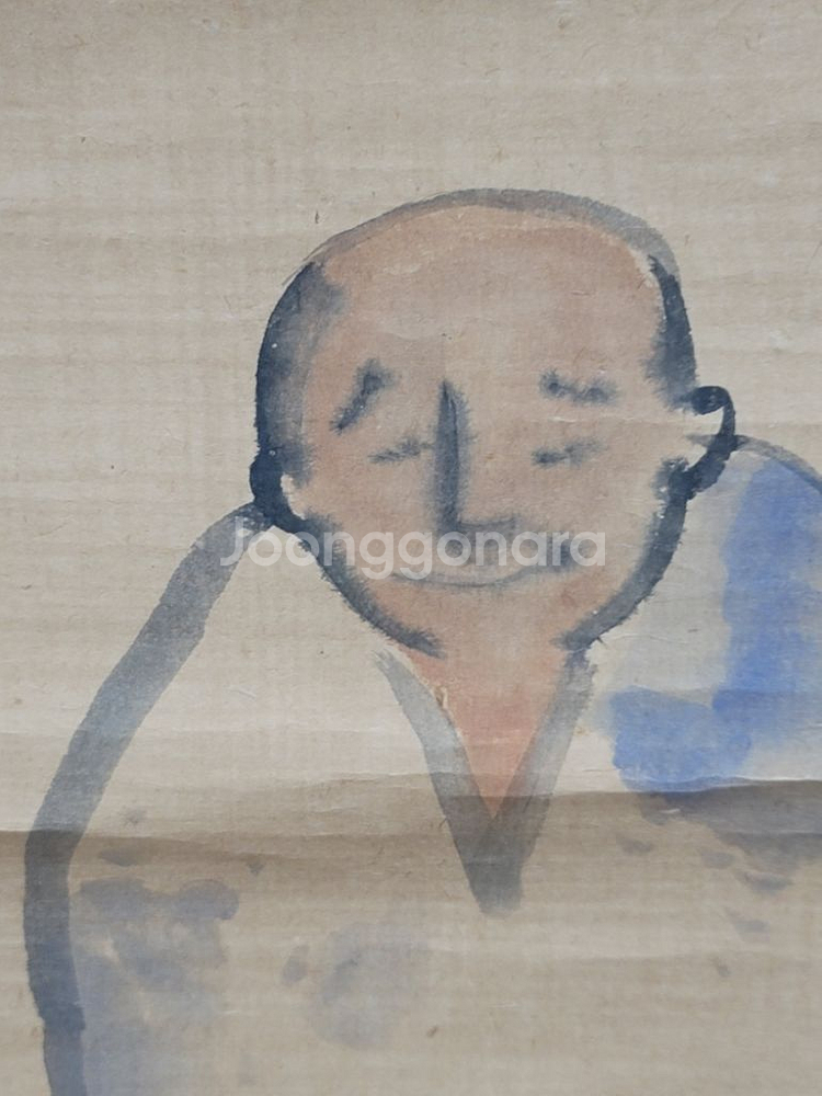 그림 고화 인물 족자--6